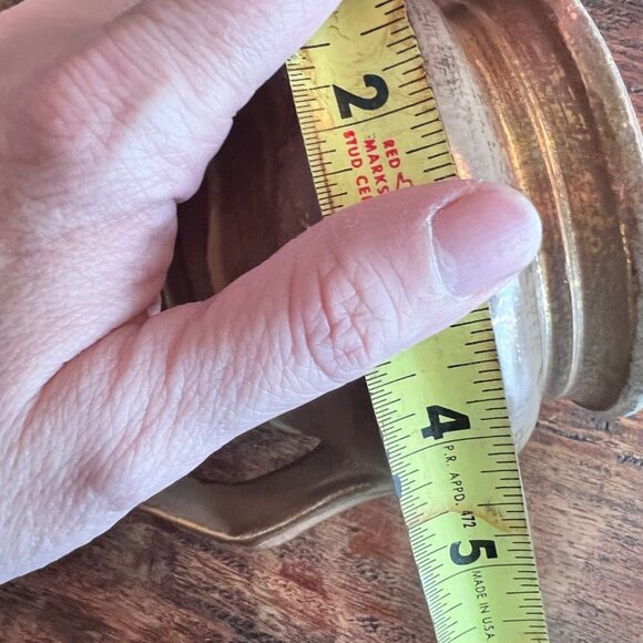 Vintage MCM Savoy Pitcher Vase 24K Brushed - Picture 5 of 7